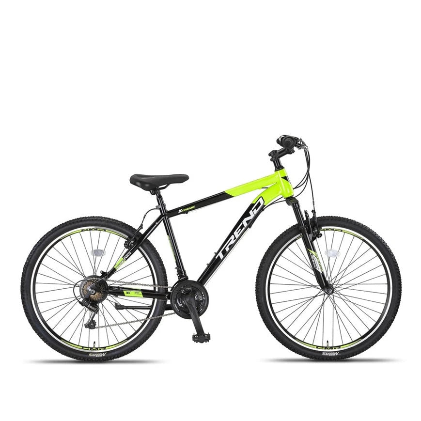 Altec Trend 27.5 Inch Mountainbike - Black / Lime - Jongensfiets - AE-trading