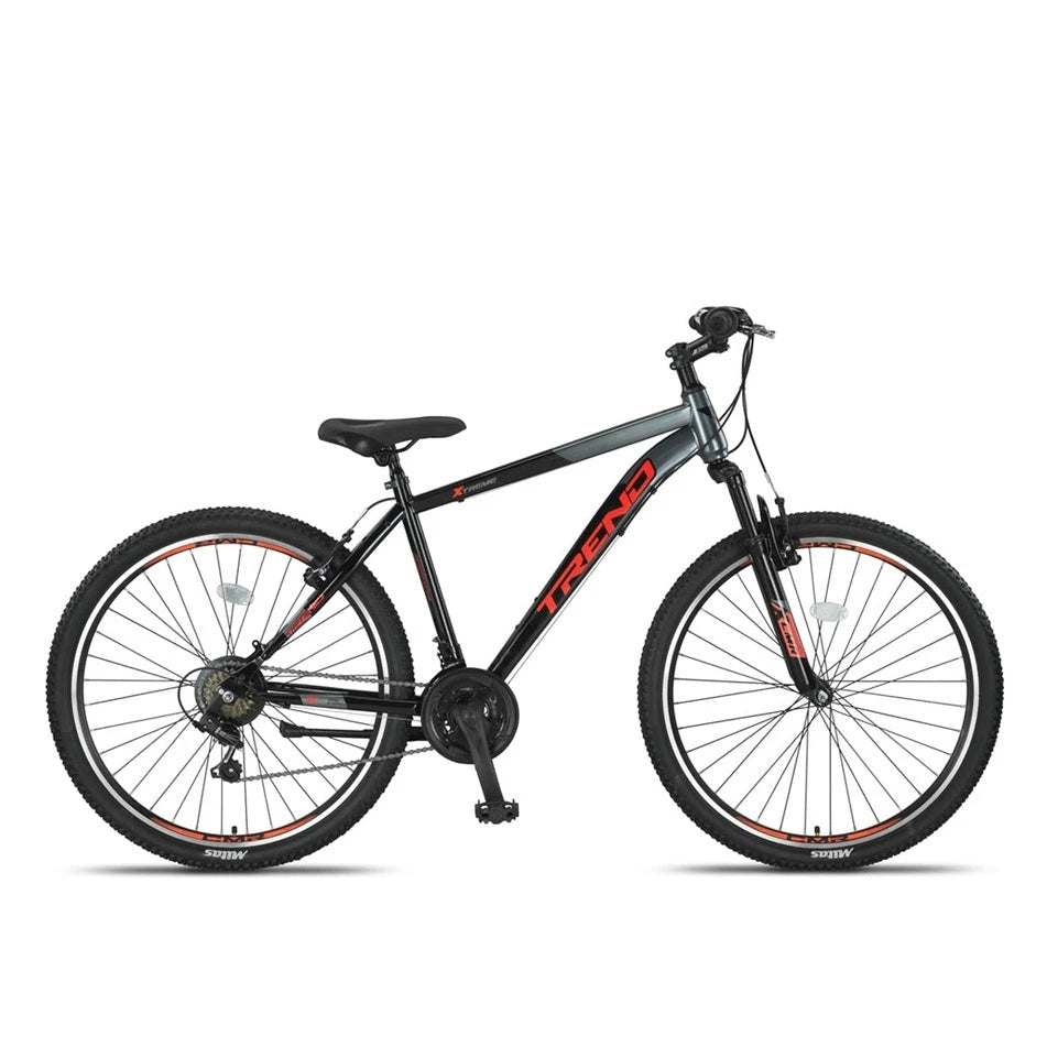 Altec Trend 27.5 Inch Mountainbike - Black / Orange - Jongensfiets - AE-trading