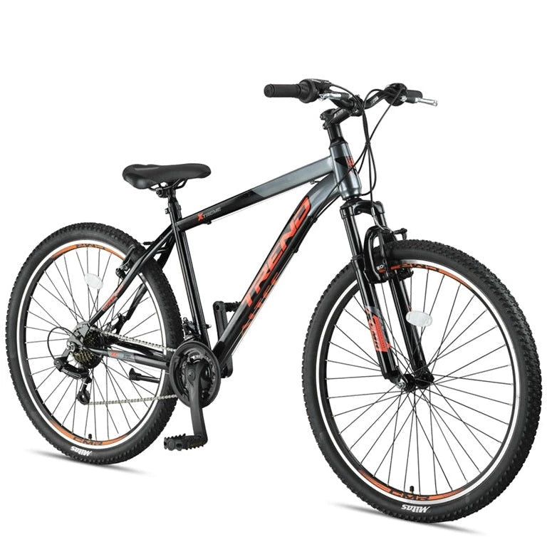 Altec Trend 27.5 Inch Mountainbike - Black / Orange - Jongensfiets - AE-trading