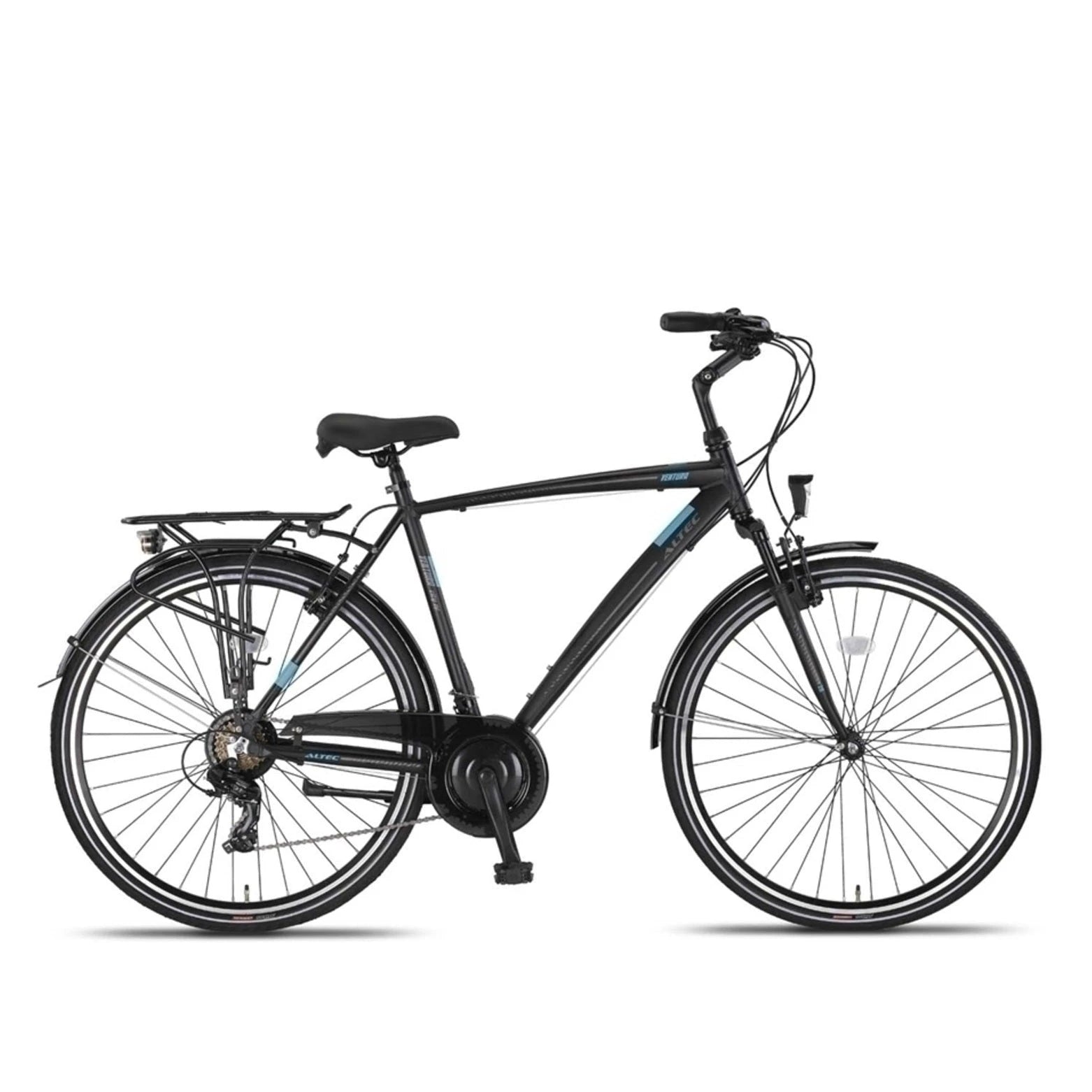 Altec Ventura Trekking V-Brakes - Black-Blue - Herenfiets - AE-trading