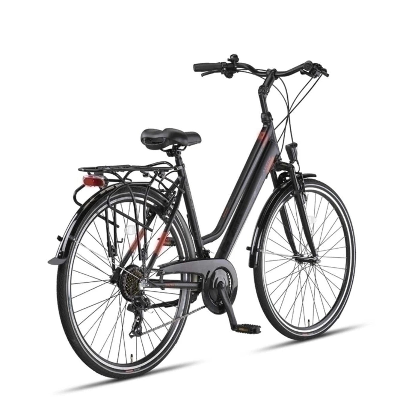 Altec Ventura Trekking V-Brakes - Black/Red - Damesfiets - AE-trading