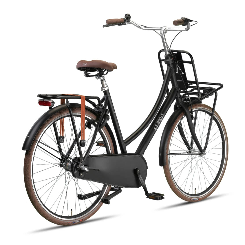 Altec Vintage 28 inch - 50cm - Mat Zwart - Damesfiets - AE-trading