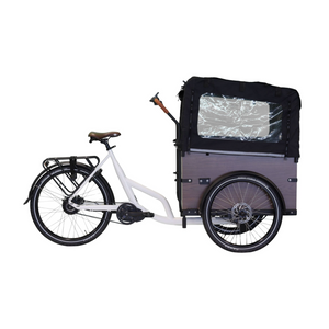 Altec Xcient - Elektrische Bakfiets - Glans Wit - 26 inch - 55 cm - Accu 540Wh 17.5Ah - 250W 80Nm Bafang Middenmotor - Belt Drive - Hydraulische Remmen