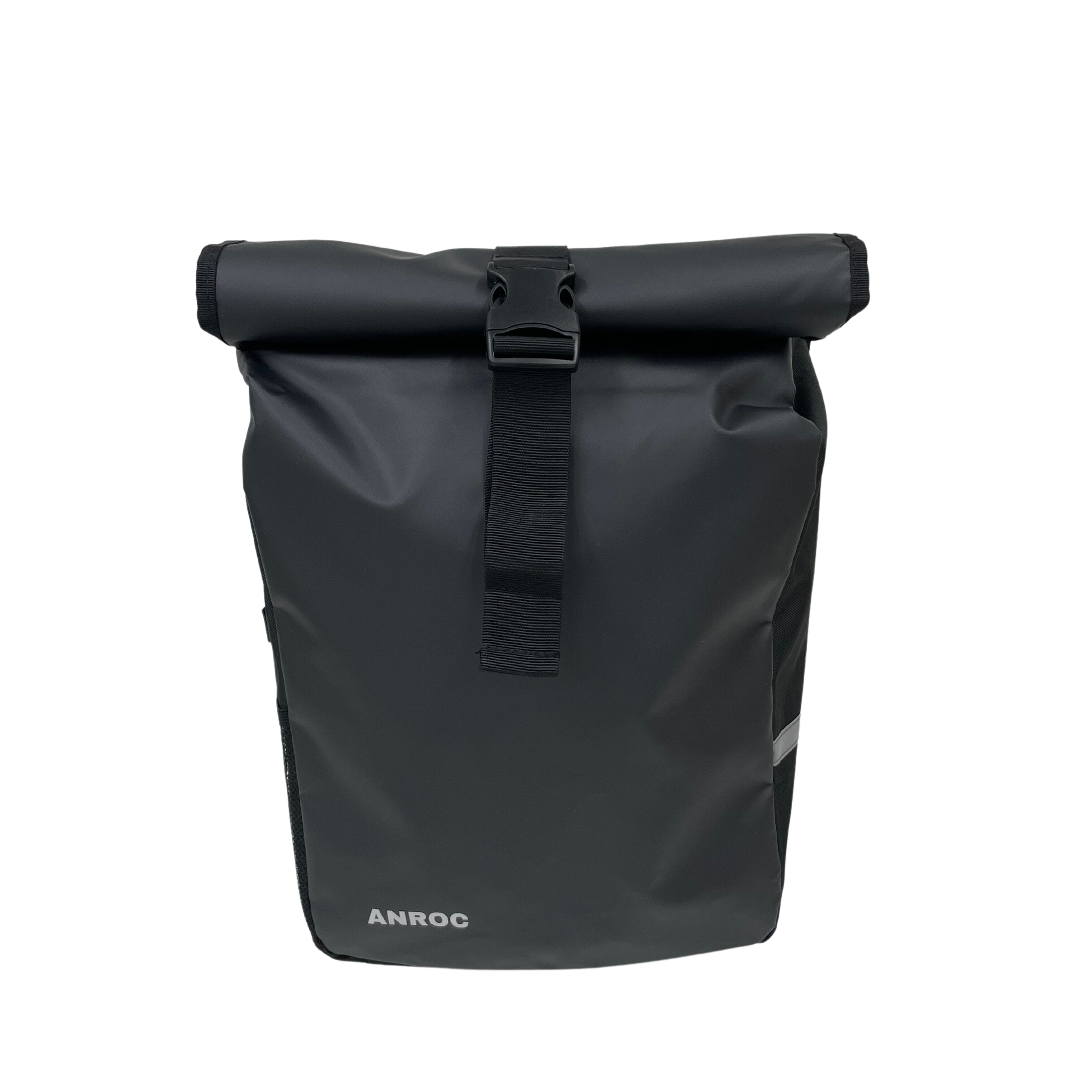 Anroc Dubbele Fietstas met Roltop Sluiting - 46 Liter - Waterbestendig - Zwart - AE-trading