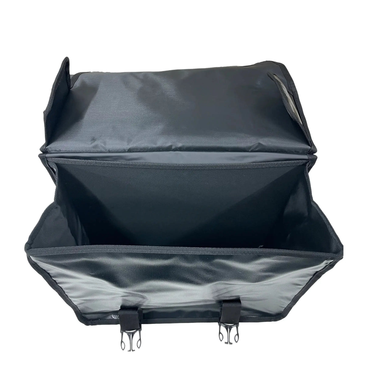 Anroc Dubbele fietstas 46L zwart - Tarpaulin PVC - Waterdicht en Reflecterend - AE-trading