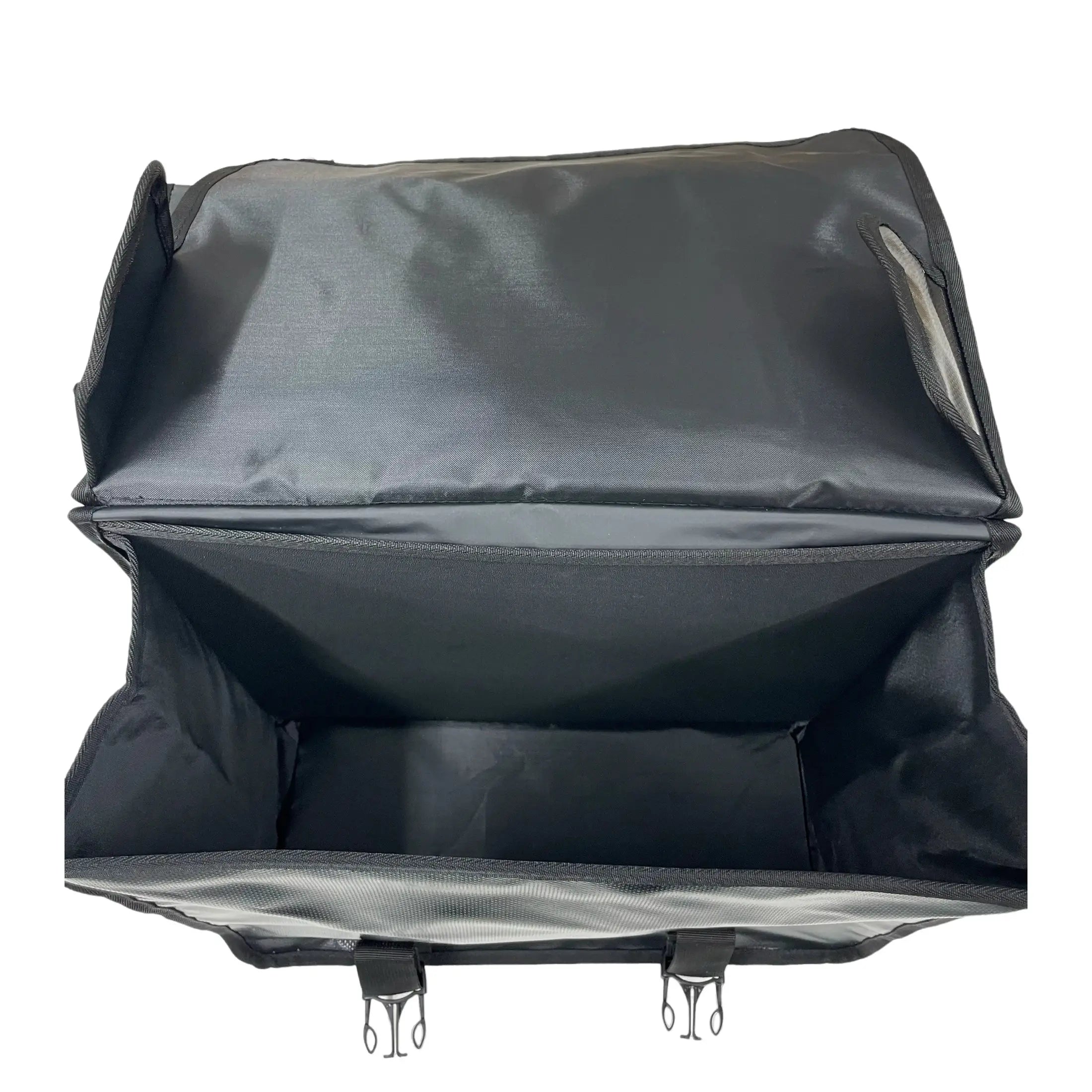 Anroc Dubbele fietstas 46L zwart - Tarpaulin PVC - Waterdicht en Reflecterend - AE-trading