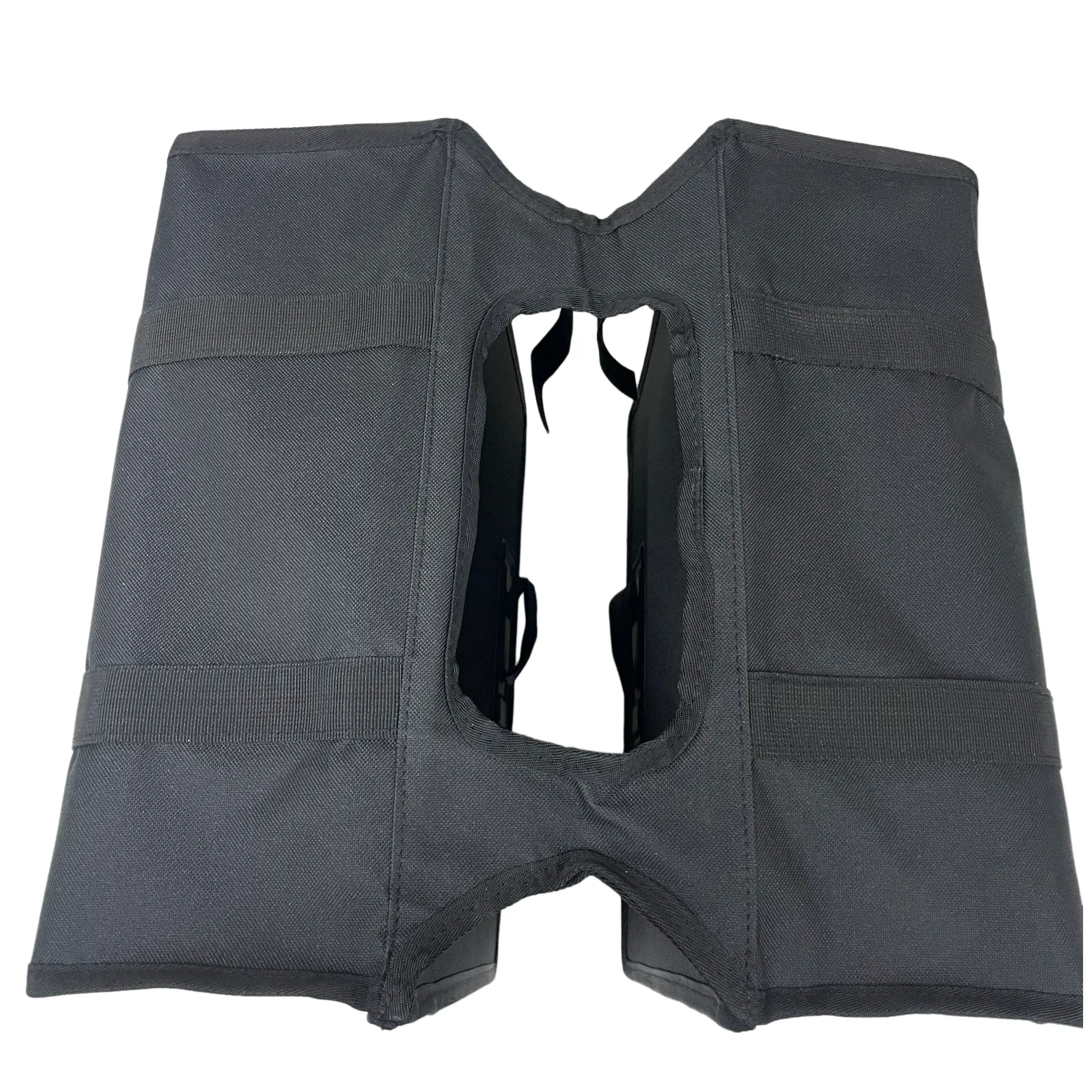 Anroc Dubbele fietstas 46L zwart - Waterdicht en Reflecterend - AE-trading