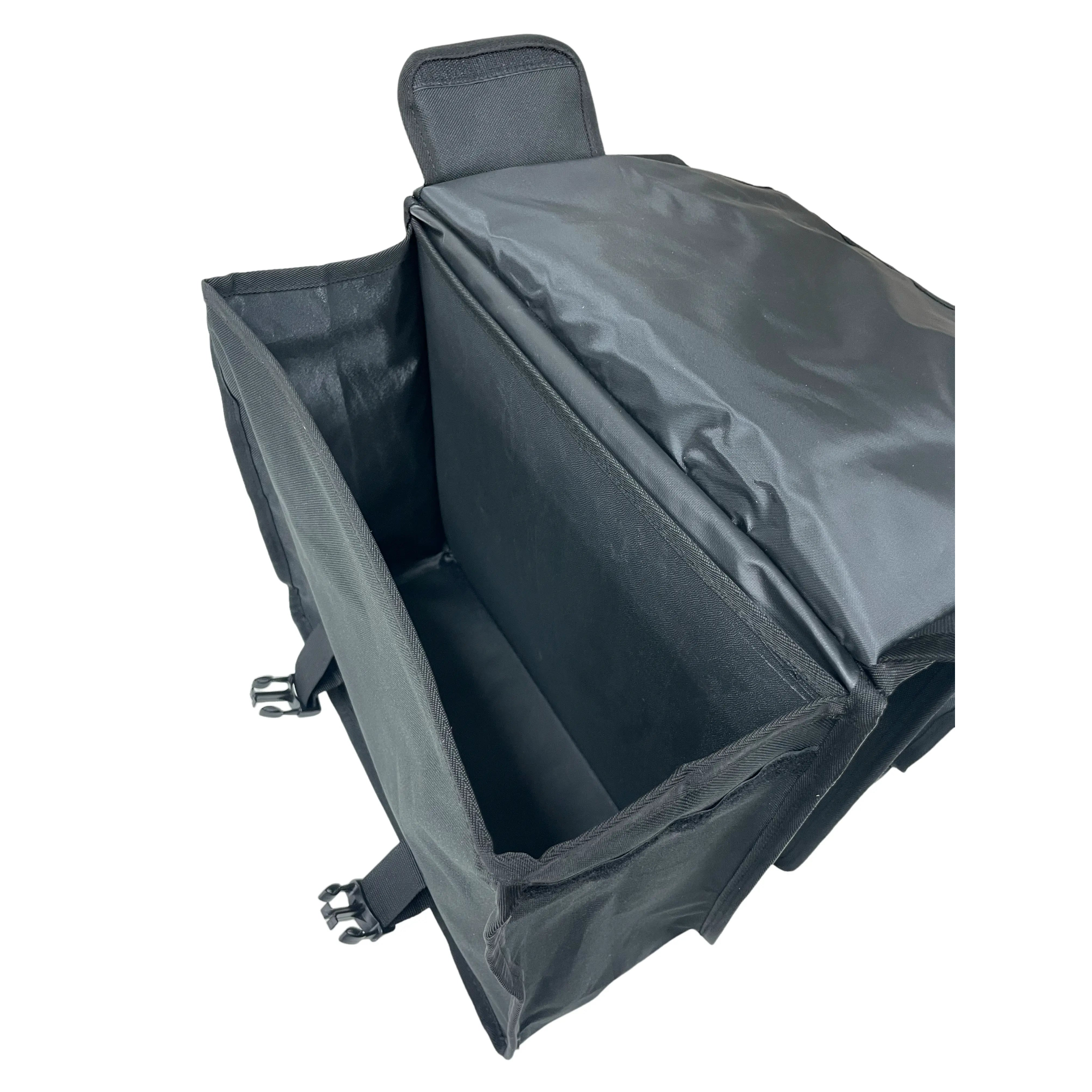 Anroc Dubbele fietstas 46L zwart - Waterdicht en Reflecterend - AE-trading