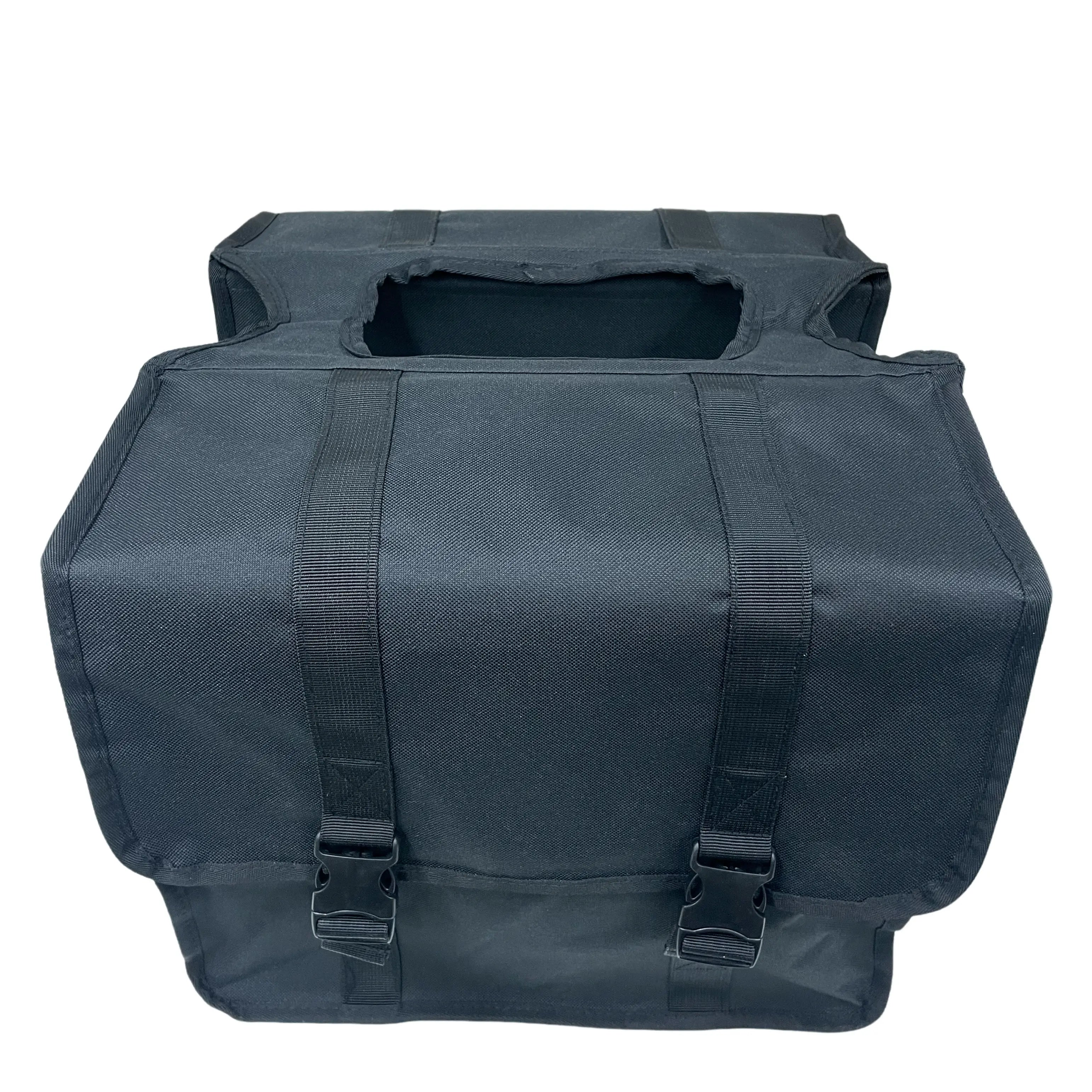 Anroc Dubbele fietstas 46L zwart - Waterdicht en Reflecterend - AE-trading