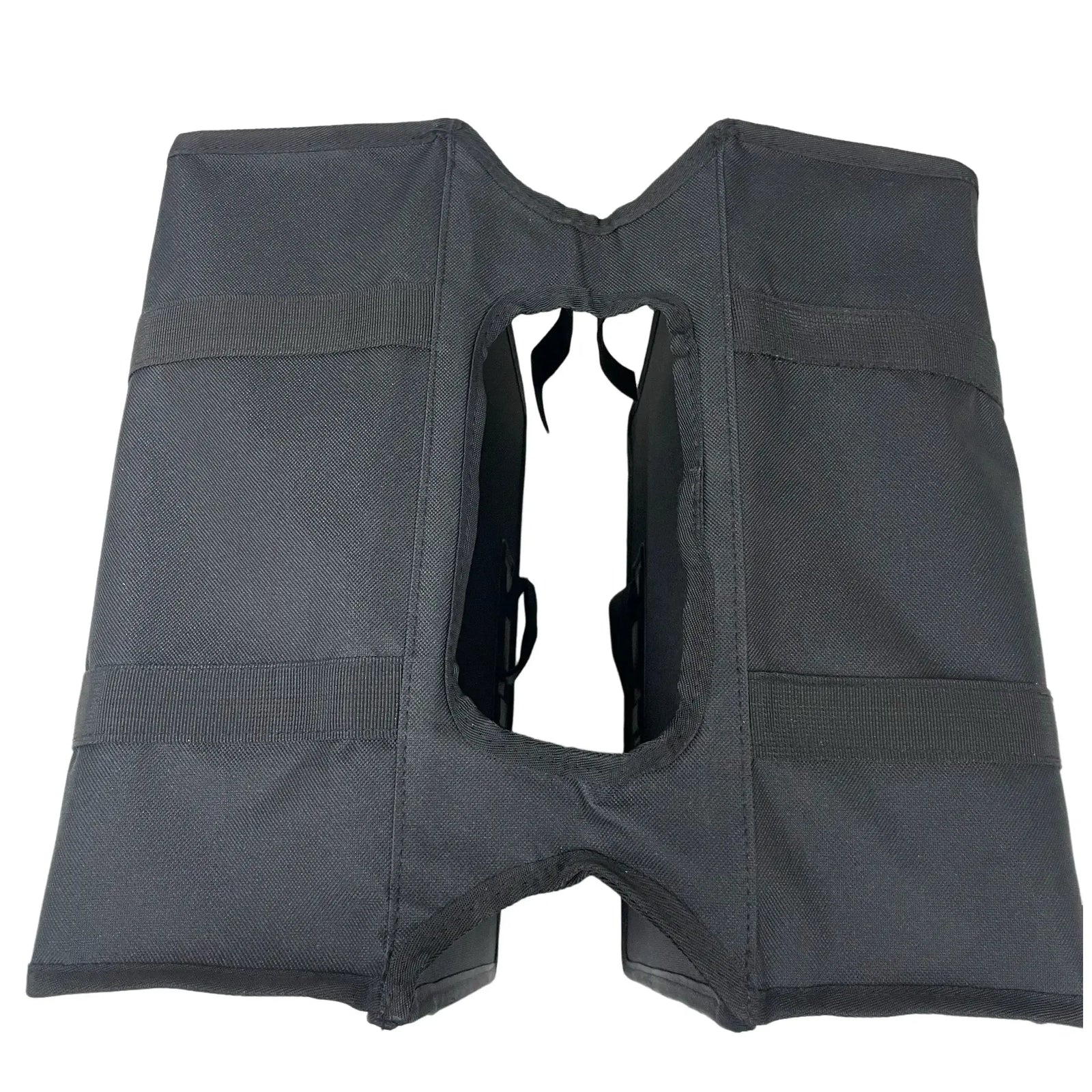 Anroc dubbele fietstas 46L — waterdicht & reflecterend, zwart - AE-trading