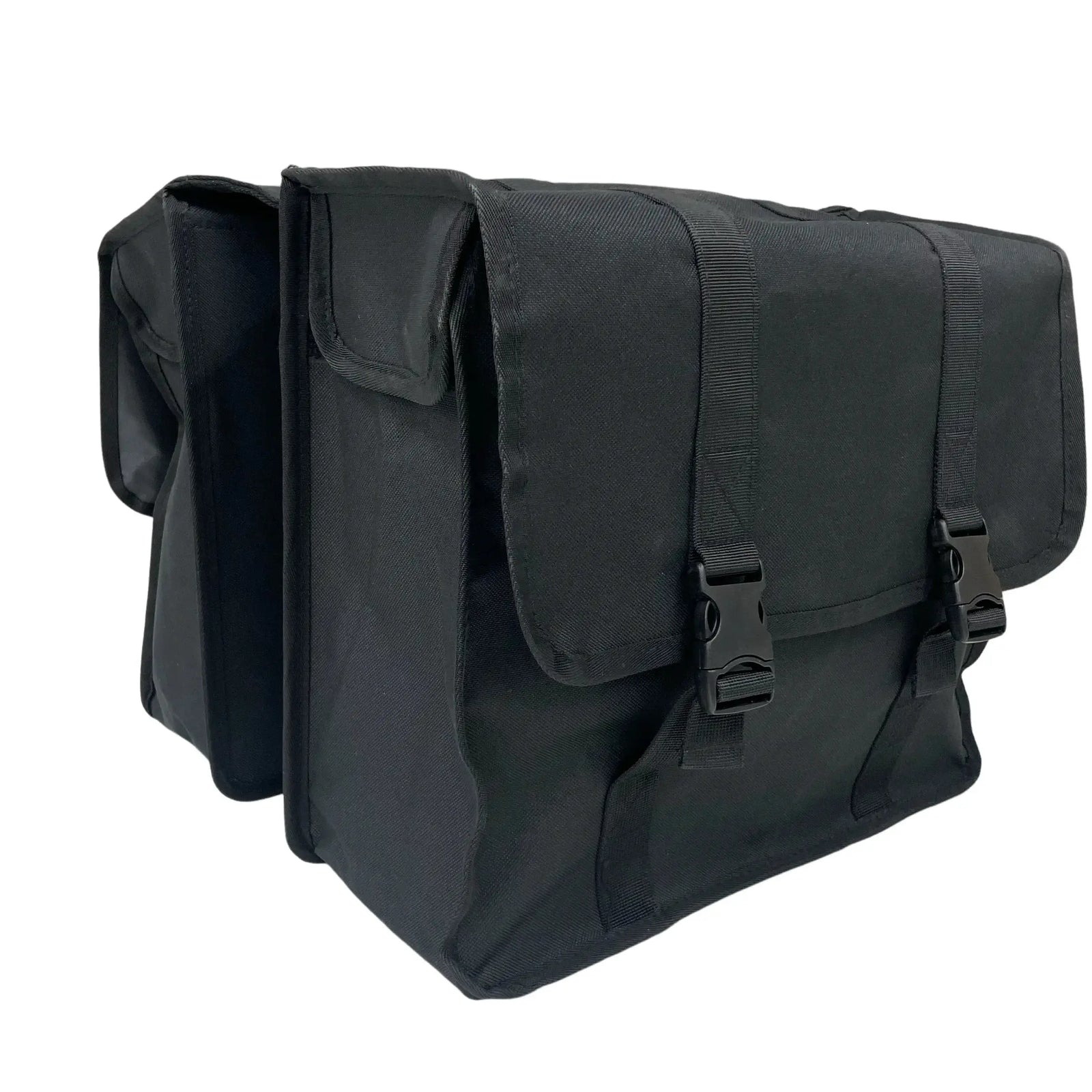 Anroc dubbele fietstas 46L — waterdicht & reflecterend, zwart - AE-trading