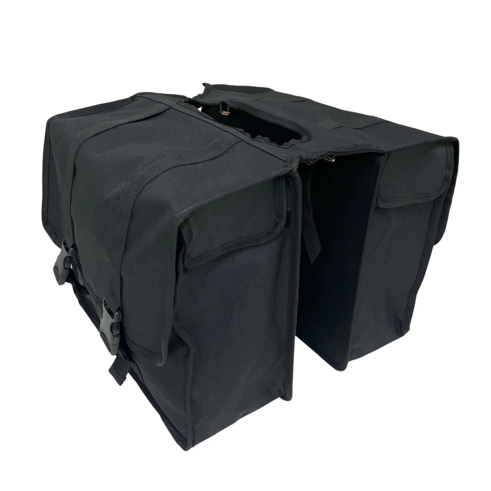Anroc dubbele fietstas 46L — waterdicht & reflecterend, zwart - AE-trading