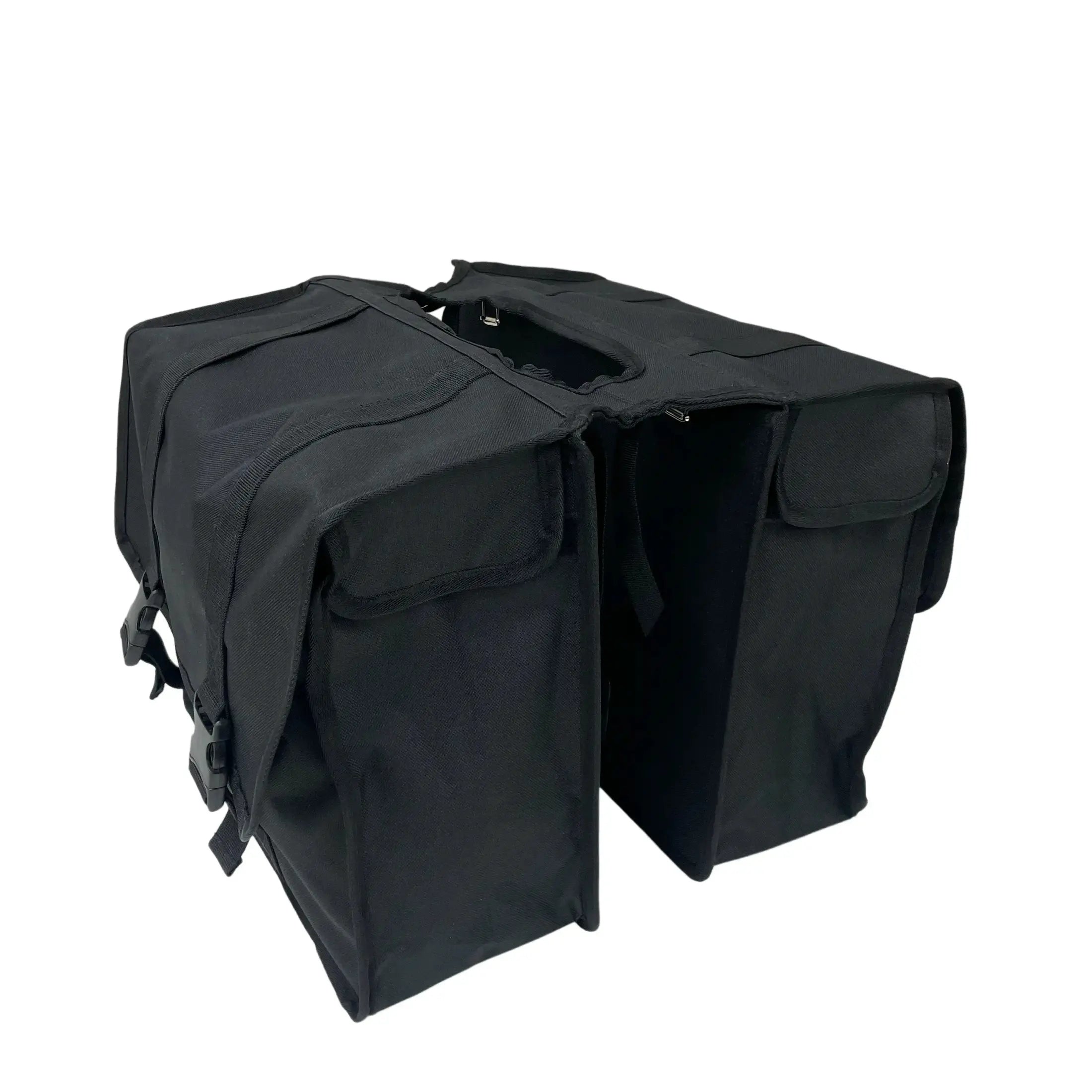 Anroc Dubbele fietstas 46L zwart - Waterdicht en Reflecterend - AE-trading
