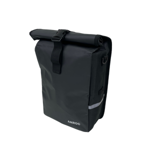 Anroc Enkele Fietstas met Schoudertas Functie - 23 Liter - Waterbestendig - Zwart - AE-trading
