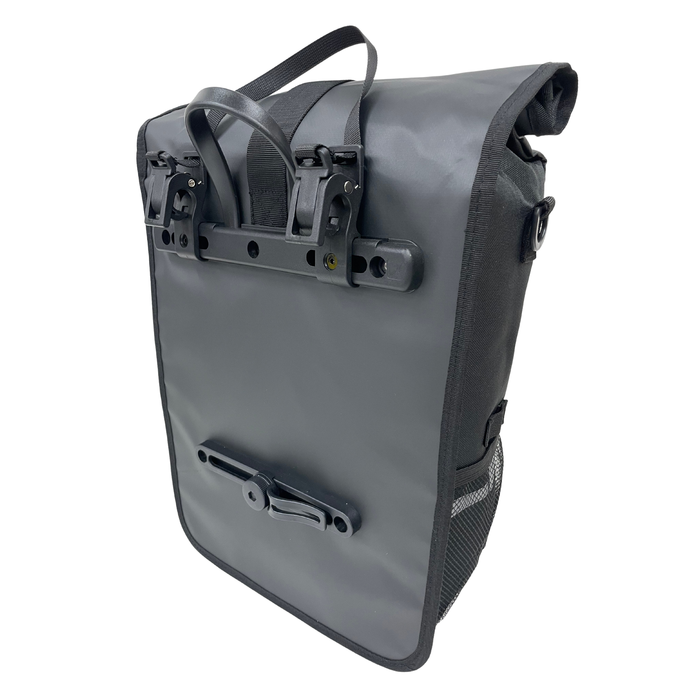 Anroc Enkele Fietstas met Schoudertas Functie - 23 Liter - Waterbestendig - Zwart - AE-trading