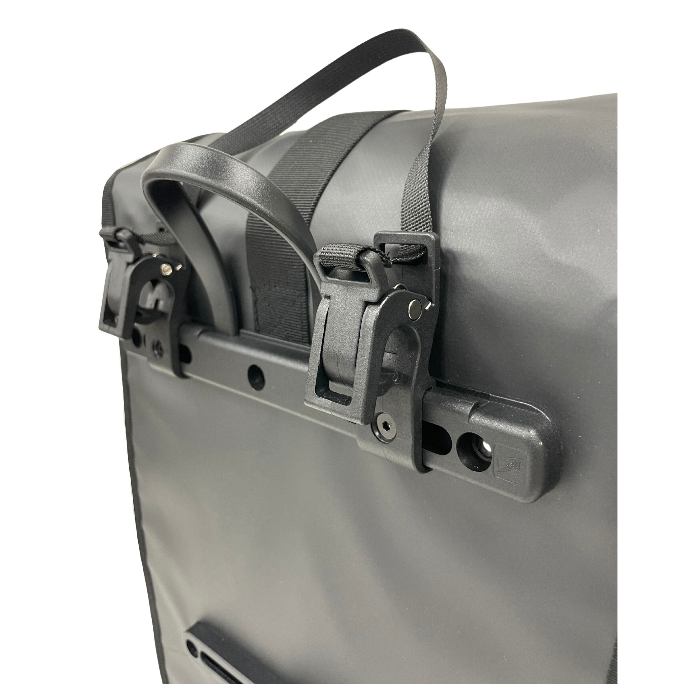 Anroc Enkele Fietstas met Schoudertas Functie - 23 Liter - Waterbestendig - Zwart - AE-trading