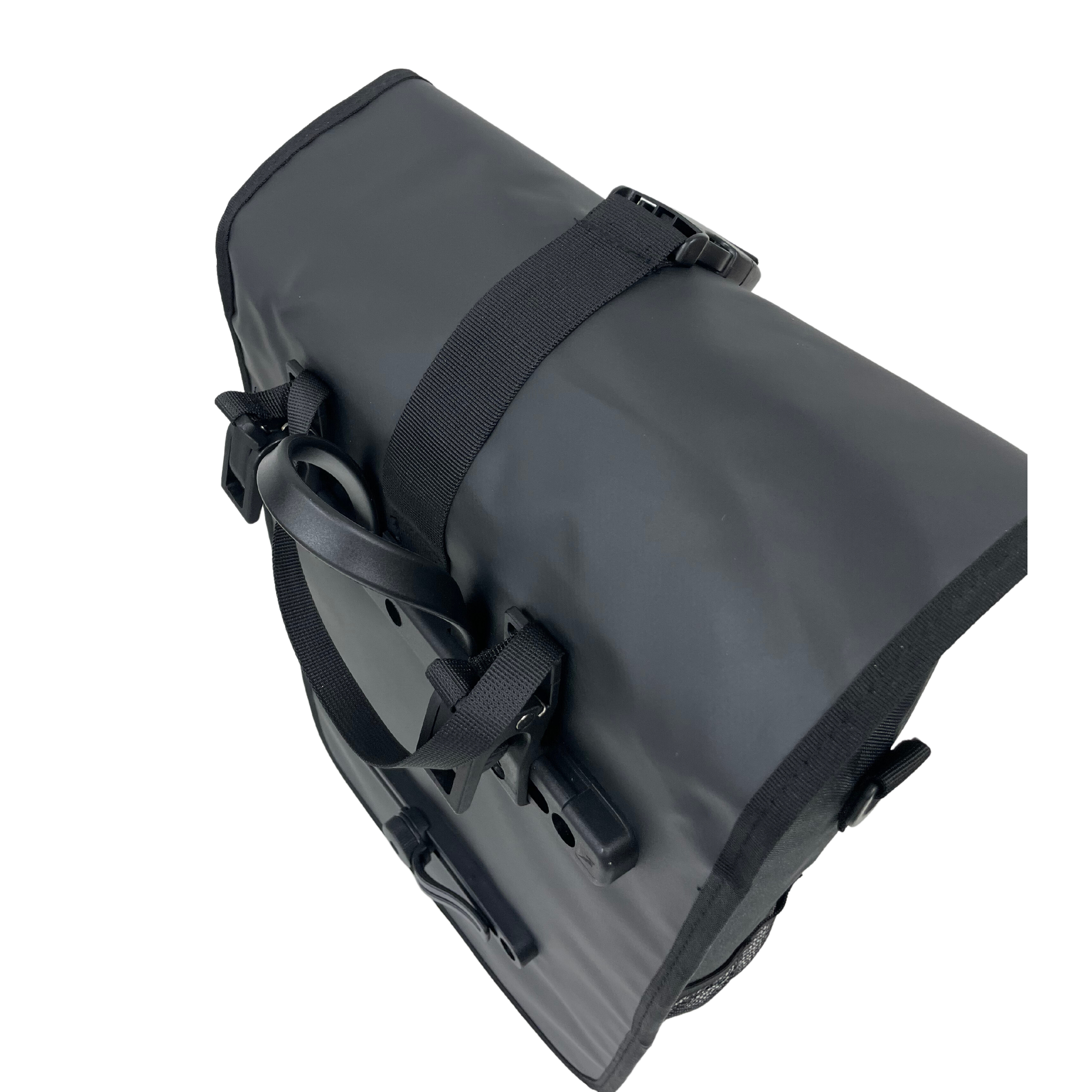 Anroc Enkele Fietstas met Schoudertas Functie - 23 Liter - Waterbestendig - Zwart - AE-trading