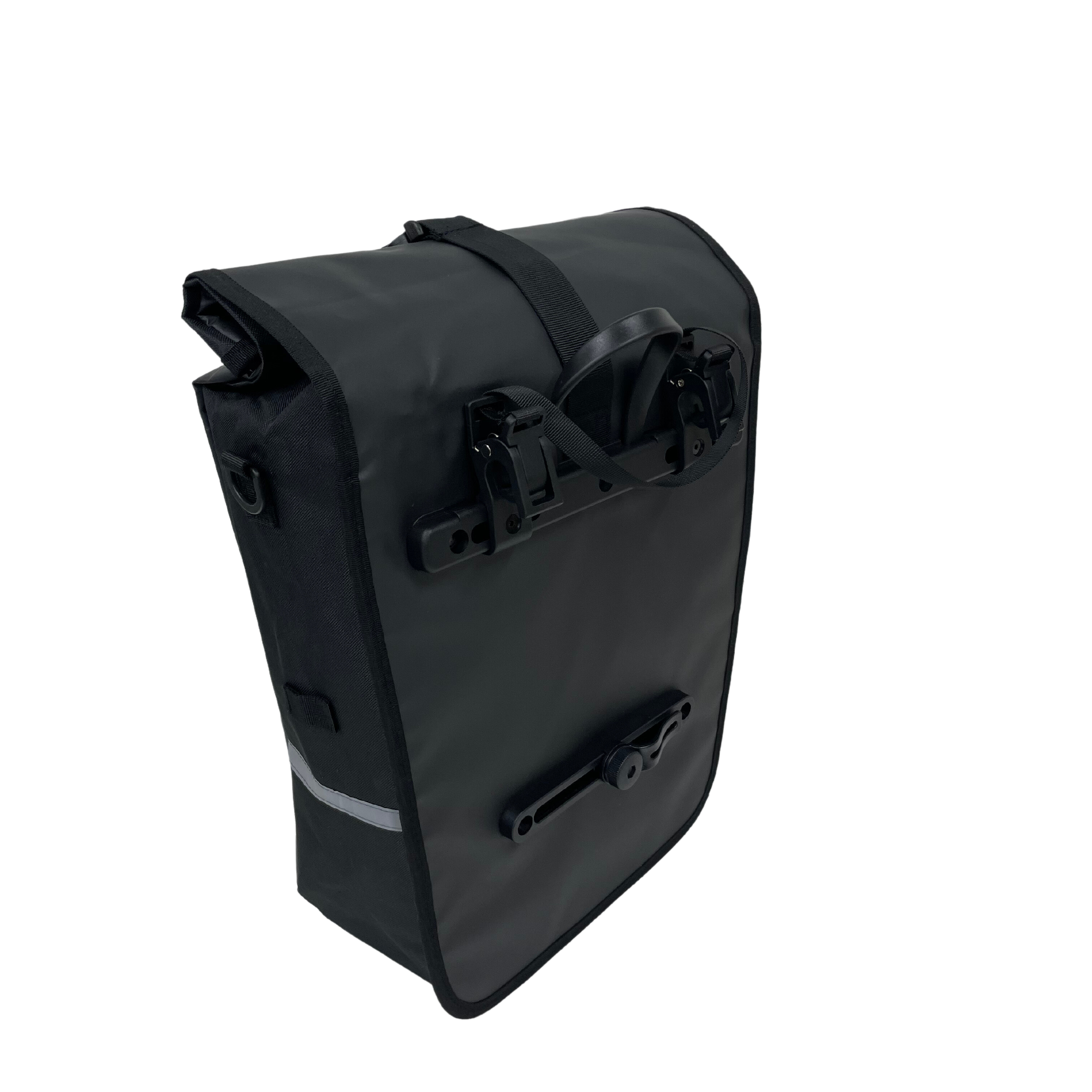 Anroc Enkele Fietstas met Schoudertas Functie - 23 Liter - Waterbestendig - Zwart - AE-trading