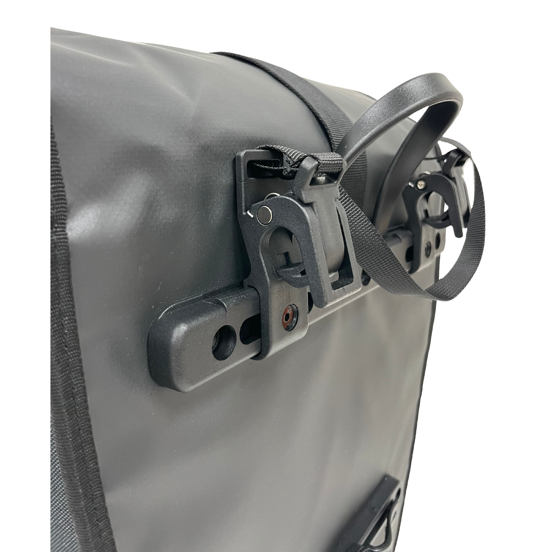 Anroc Enkele Fietstas met Schoudertas Functie - 23 Liter - Waterbestendig - Zwart - AE-trading