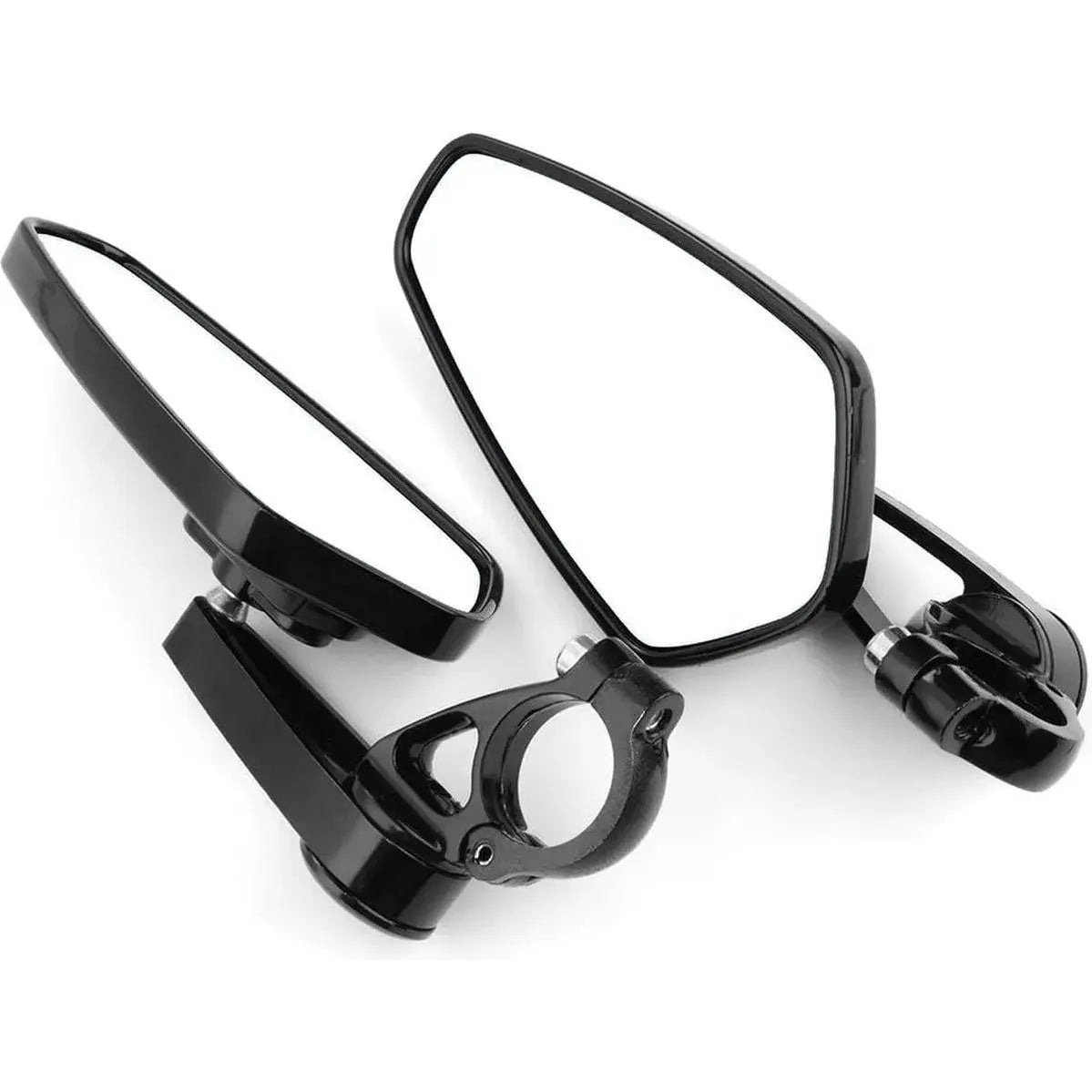 Anroc bar-end spiegels zwart — scooter & motor (set) - AE-trading