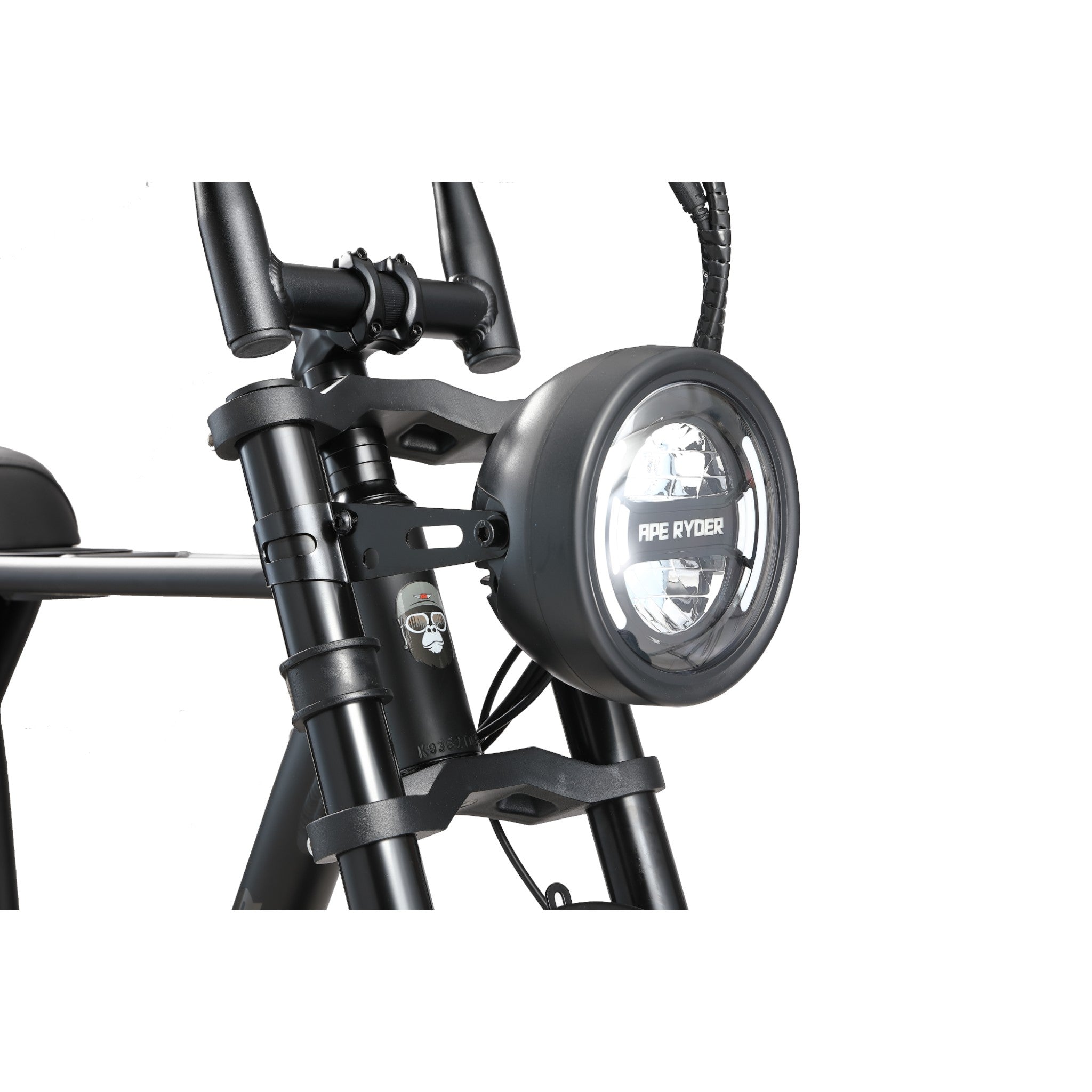 Ape Ryder A10 Pro - Fatbike - Zwart - 20x4.5 inch - Accu 36V 10Ah - 250W Achterwielmotor - Shimano 7 Versnellingen - Hydraulische Remmen