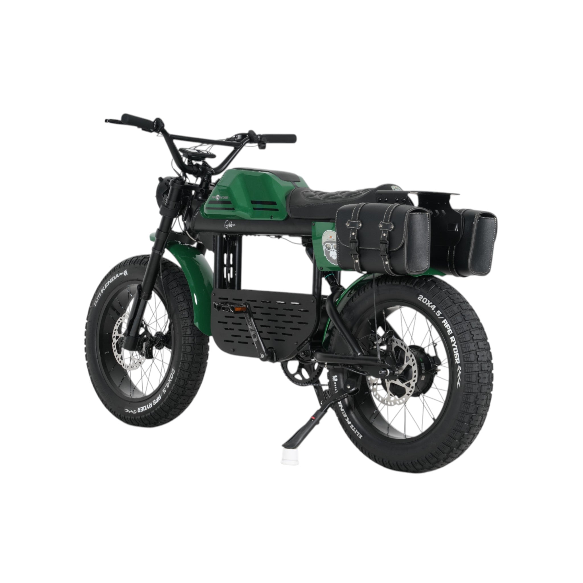 Ape Ryder Gibbon - Fatbike - Irish Groen - 20x4.5 inch - Accu 960Wh 48V, 20Ah - 250W Achterwielmotor - Hydraulische Remmen