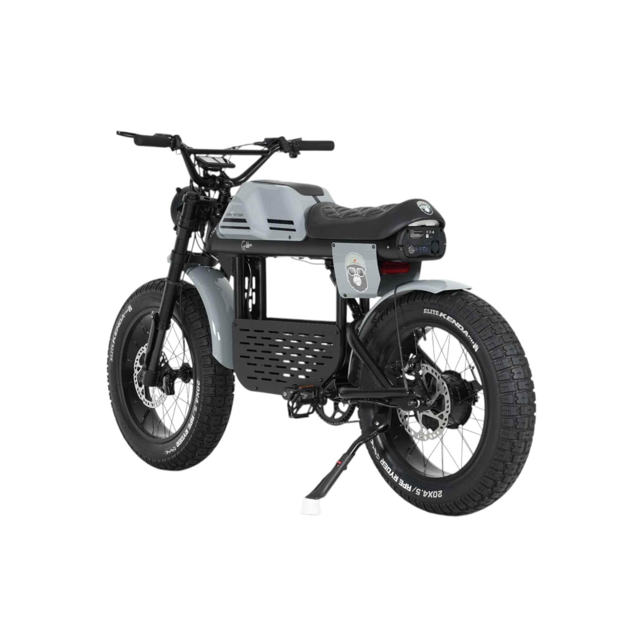 Ape Ryder Gibbon - Fatbike - Nardo Grijs - 20x4.5 inch - Accu 960Wh 48V, 20Ah - 250W Achterwielmotor - Hydraulische Remmen