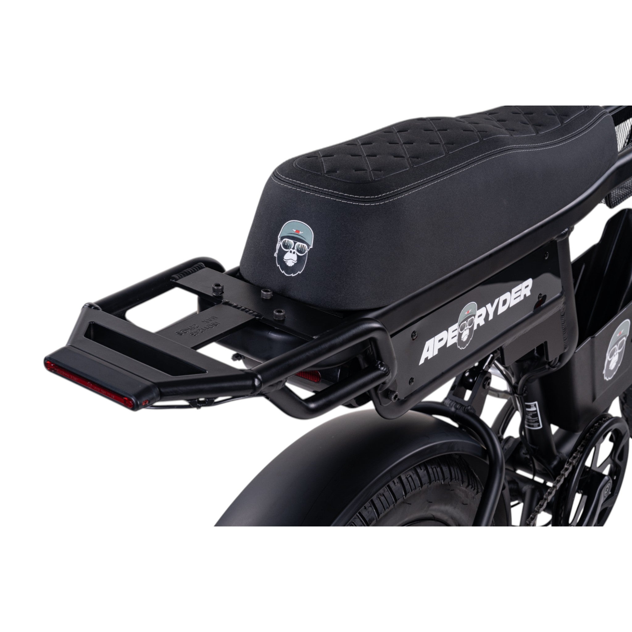 Ape Ryder Jambo - Fatbike - Mat Zwart - 20x4.5 inch - Accu 374Wh 48V, 7.8 Ah - 250W Motor - Shimano 7 Versnellingen - Mechanische Remmen