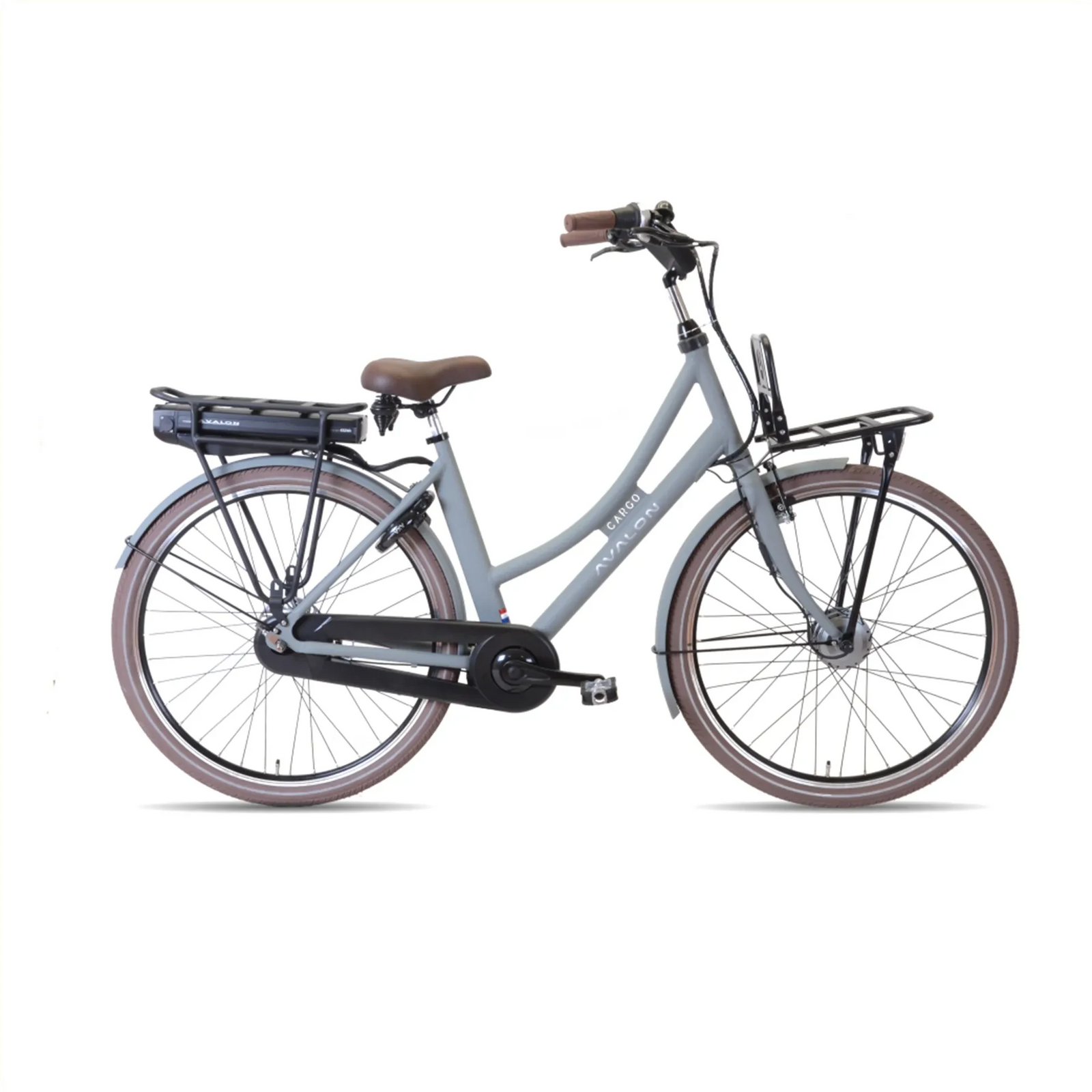 Avalon E-Cargo N7 - Matgrijs - 56cm - 12Ah Accu - AE-trading