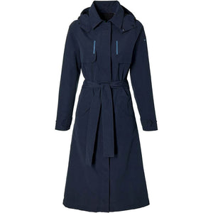 Basil trenchcoat Mosse dames Night Blue M - AE-trading