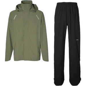 Basil regenpak Hoga unisex Olive Green S - AE-trading