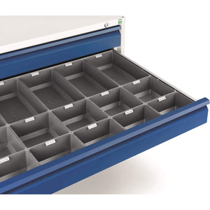 Bott Cubio assortiment met 13 bakjes 65x65 lade - AE-trading