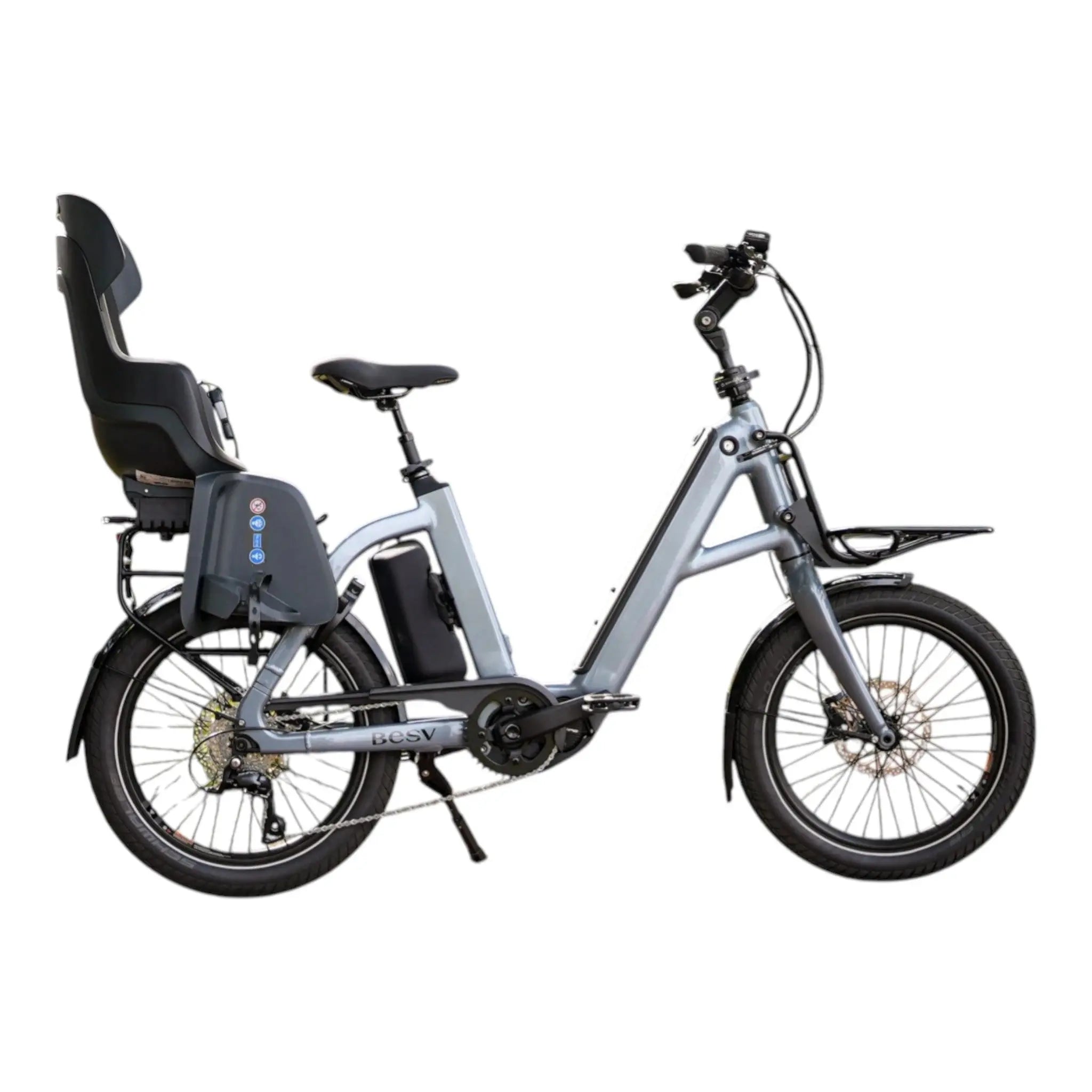 BESV CPT 1.1 HD Elektrische fiets - Mid Grey Gloss - One Size - AE-trading