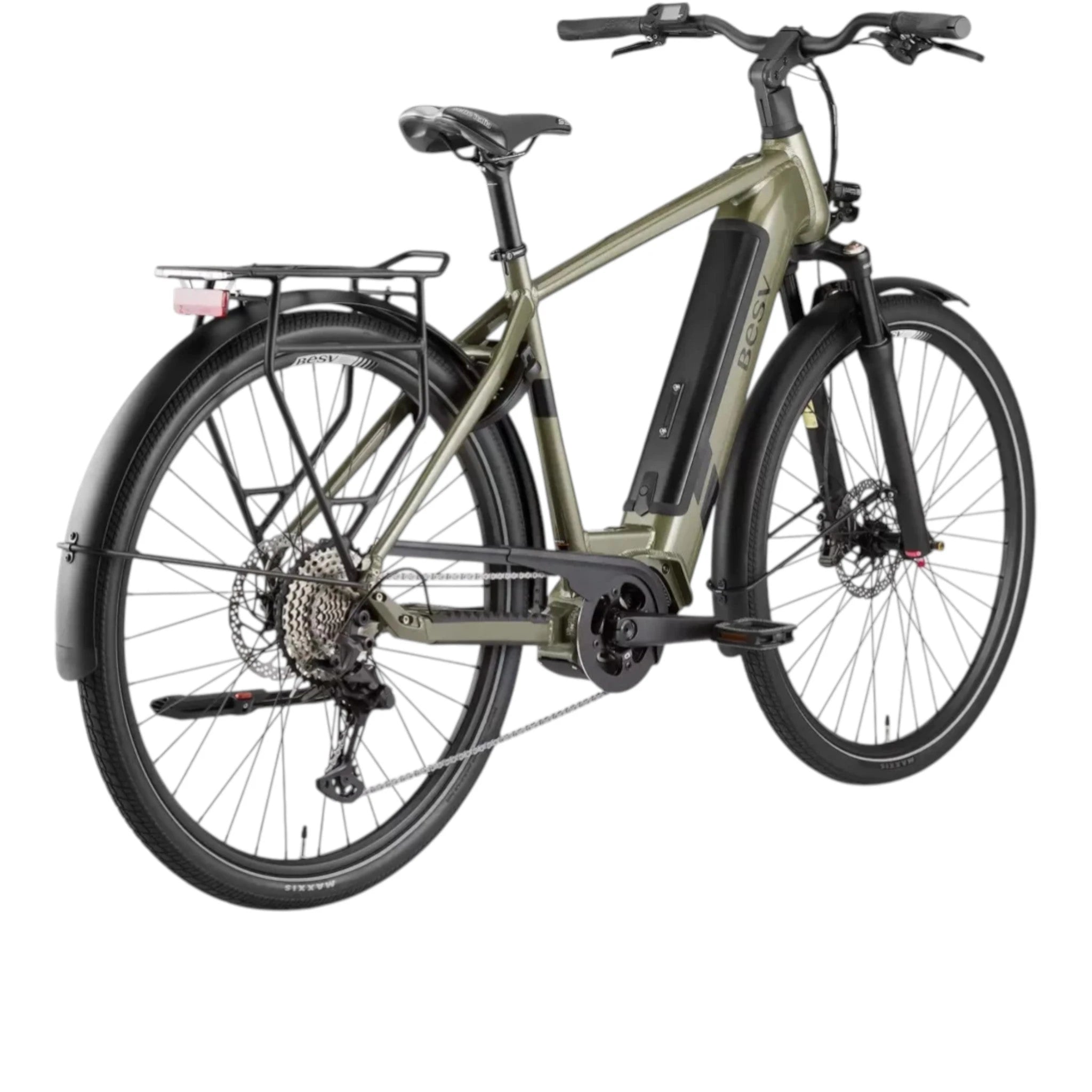 BESV TR 1.1 Elektrische fiets – Metallic Kaki – Maat XL (60 cm) - AE-trading