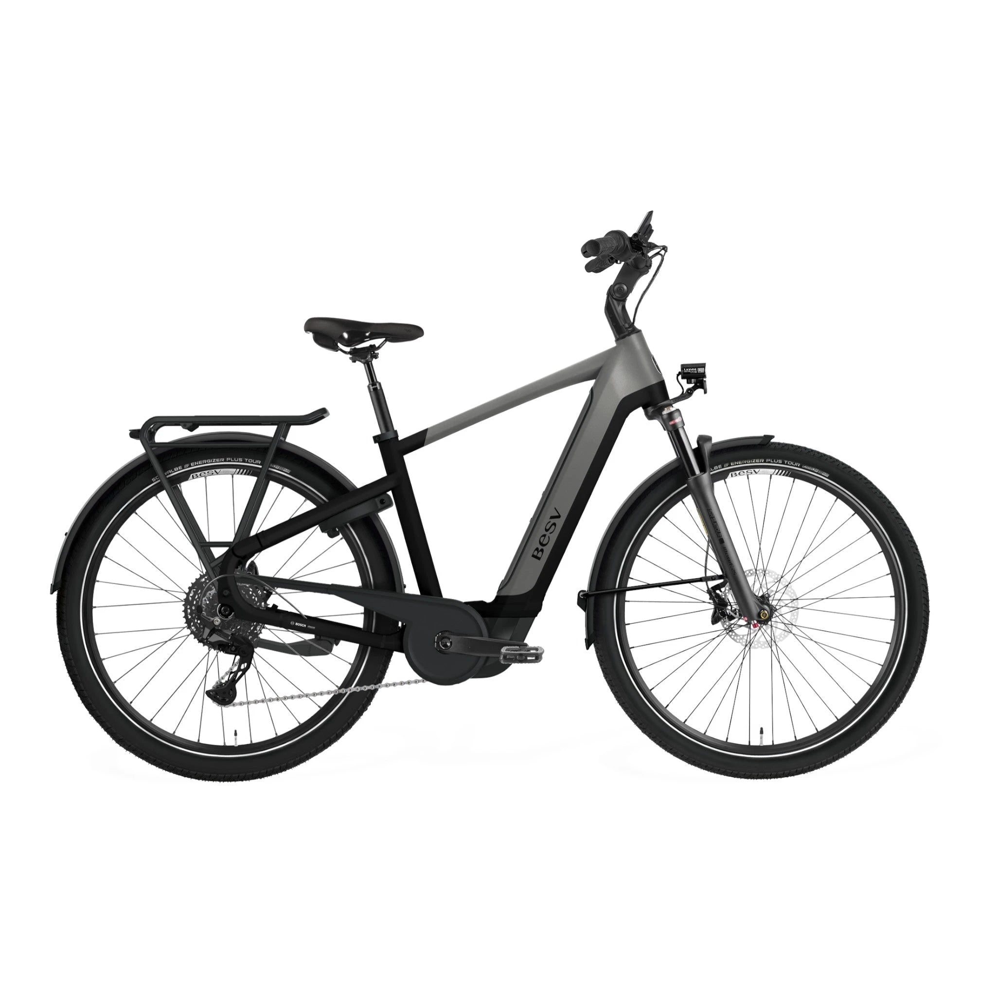 BESV TR-B LTD Elektrische fiets – Matgrijs - Maat XL (60 cm) - AE-trading