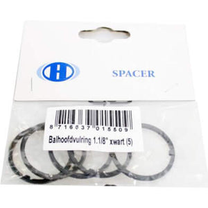balhoofd opvulring 1.1/8 inch zwart (5) - AE-trading