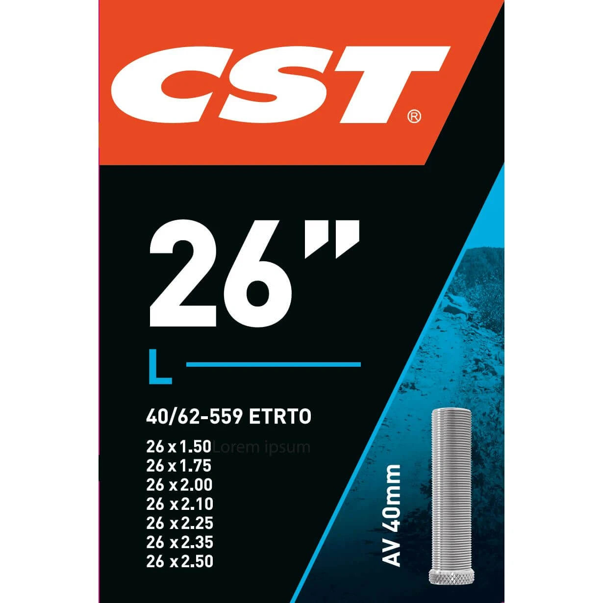 CST bnb 26 x 1.50 - 2.50 av 40mm - AE-trading
