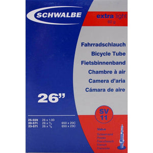 Schwalbe bnb SV11 Extra Light 26 x 3/4 - 1.00 fv 40mm - AE-trading
