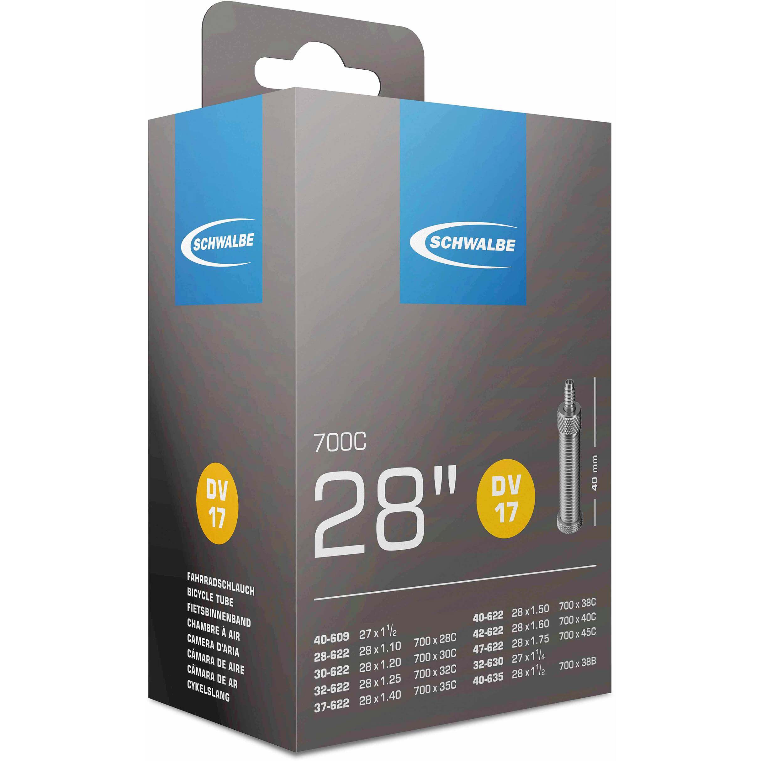 Schwalbe bnb DV17 28 x 1.10 - 1.75 hv 40mm - AE-trading