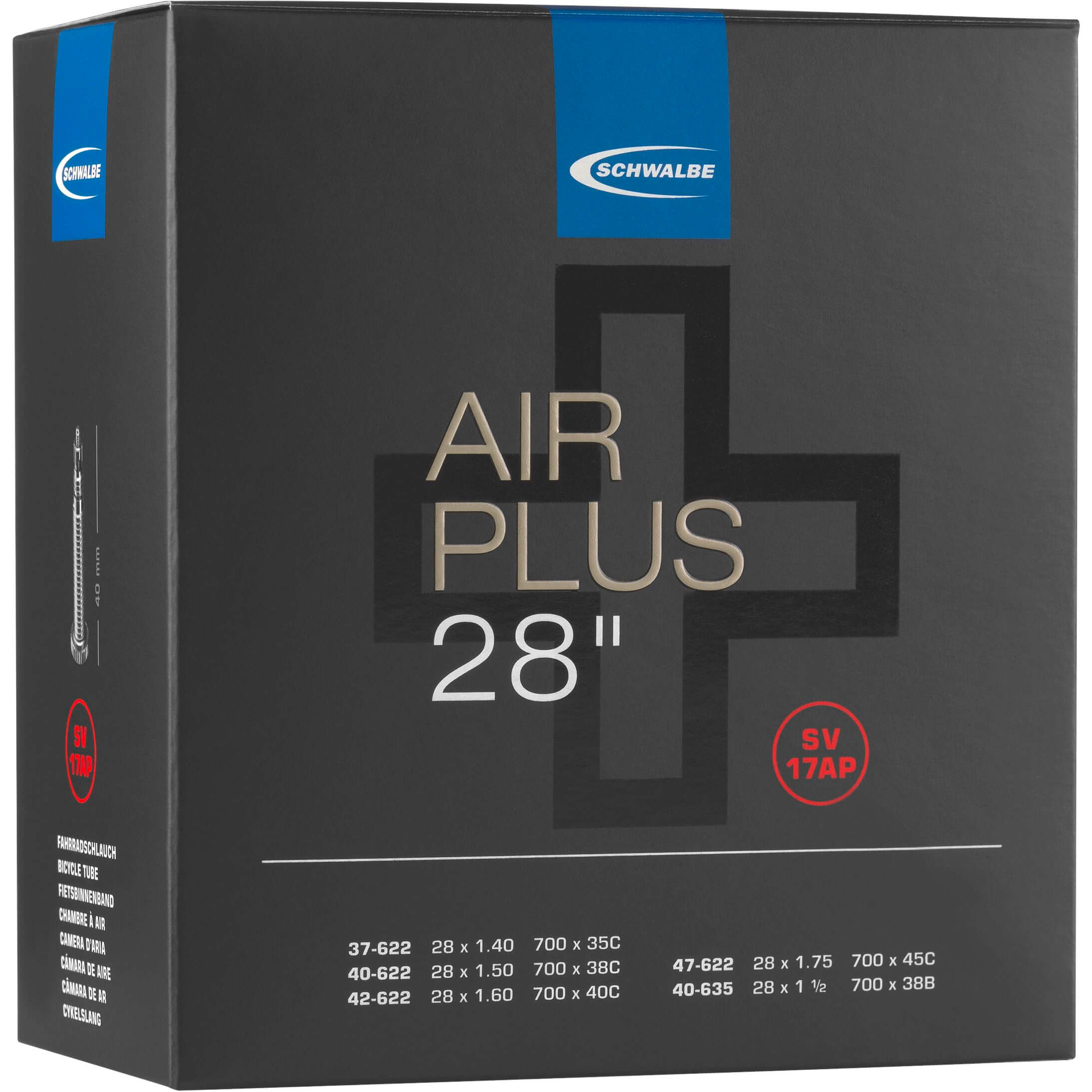Schwalbe bnb SV17AP Air plus 28 x 1.40 - 1.75 fv 40mm - AE-trading