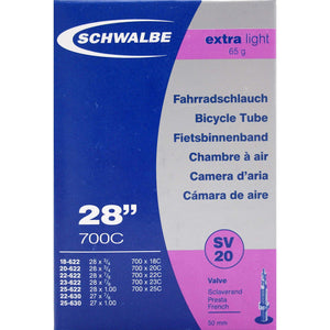 Schwalbe bnb SV20 Extra Light 28 x 0.75 - 1.00 fv 50mm - AE-trading