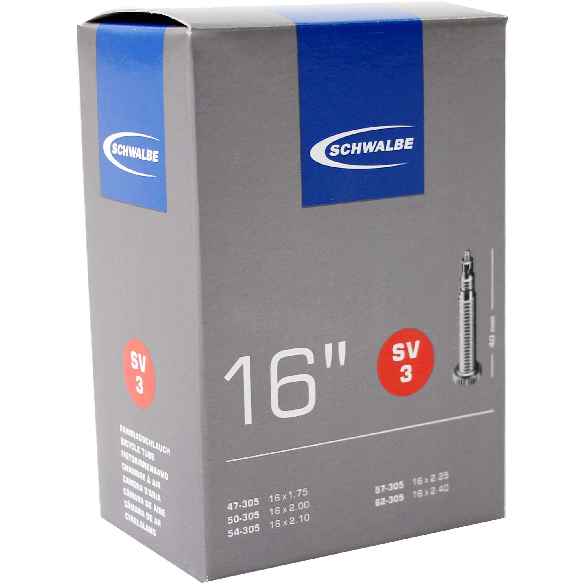 Schwalbe bnb SV3 16 x 1.75 - 2.40 fv 40mm - AE-trading