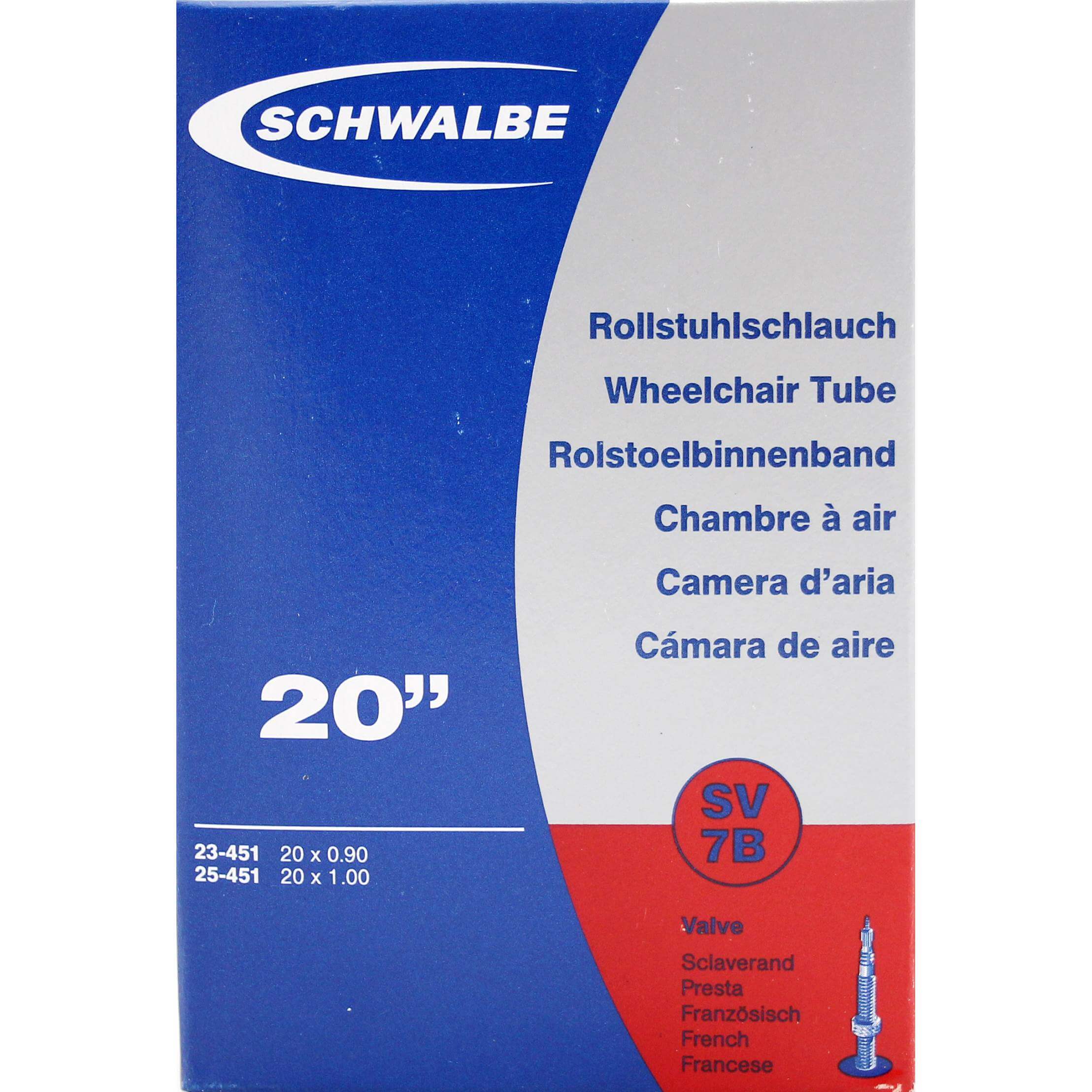 Schwalbe bnb SV7B 20 x 0.90 - 1.00 fv 40mm - AE-trading