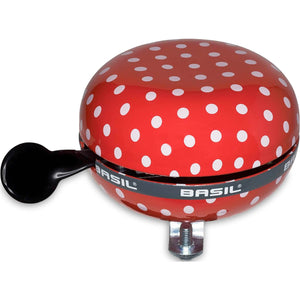 Basil bel Ding Dong 80mm Polkadot rood/wit - AE-trading