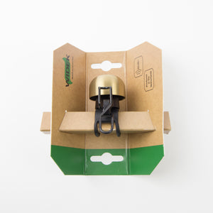 Widek bel Paperclip mini XXL nz PVD goud op kaart - AE-trading