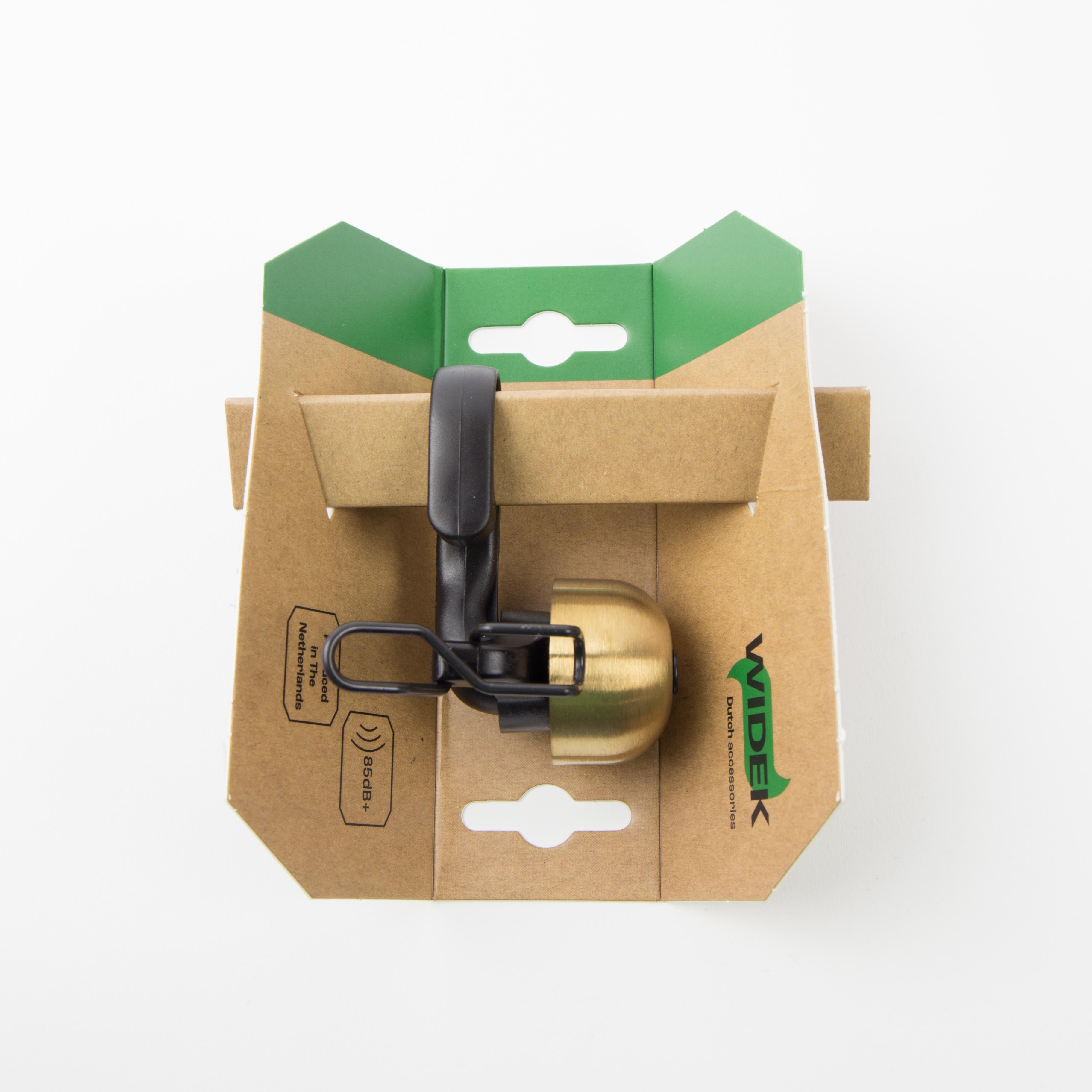 Widek bel Paperclip E-bike nz PVD goud op kaart - AE-trading