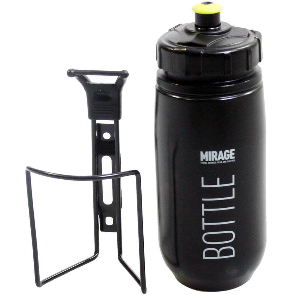 Mirage bidon met houder 600cc zwart - AE-trading