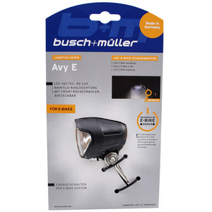 Busch + Müller koplamp Avy E-bike 6-42v 40 lux - AE-trading
