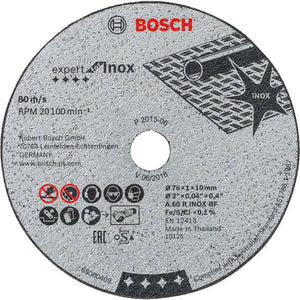 Bosch Prof doorslijpschijf 76mm Expert Inox (5) - AE-trading