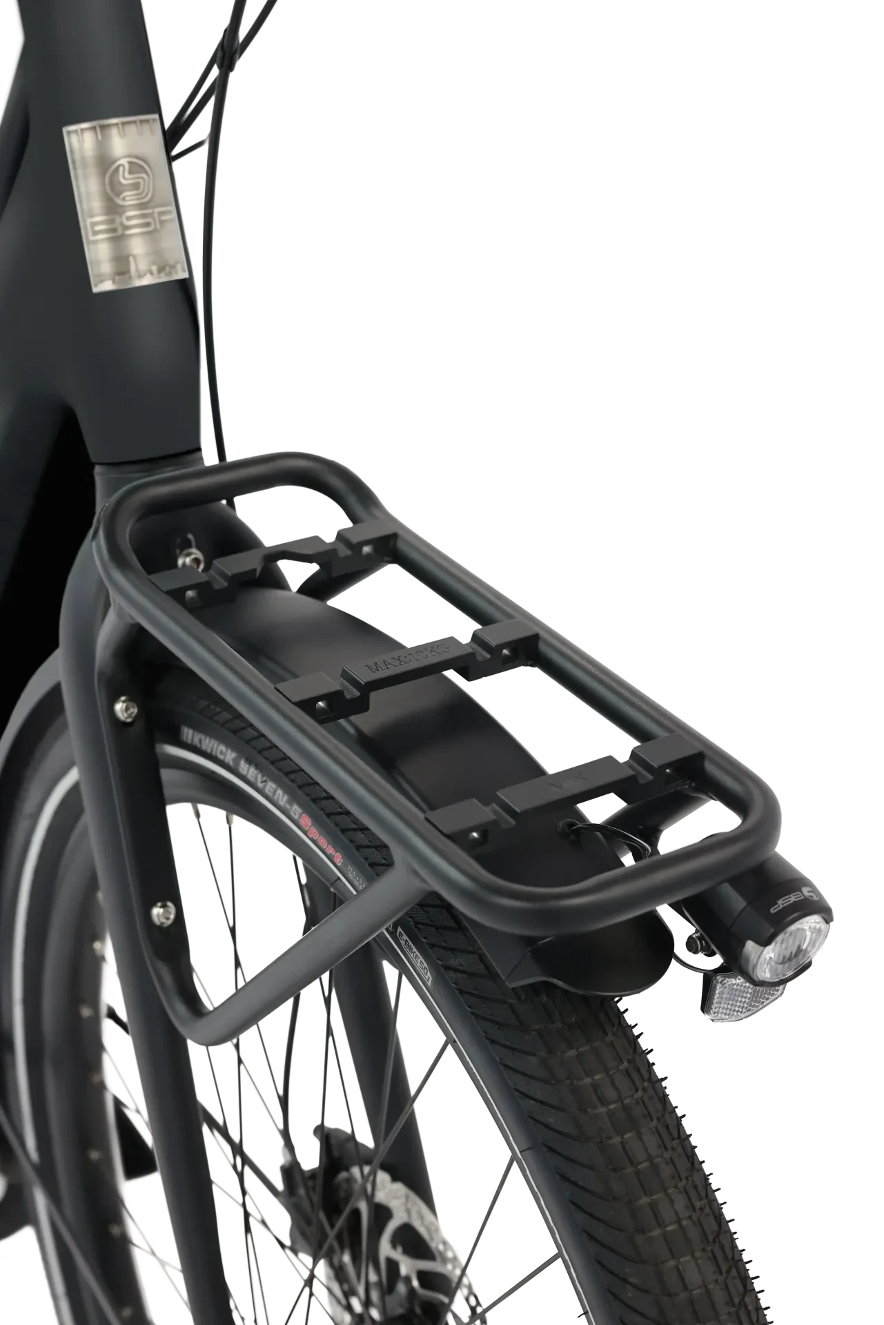 BSP Attivo Black Matt 48 cm – Elektrische Stadsfiets – Bafang M410 – 520 Wh - AE-trading